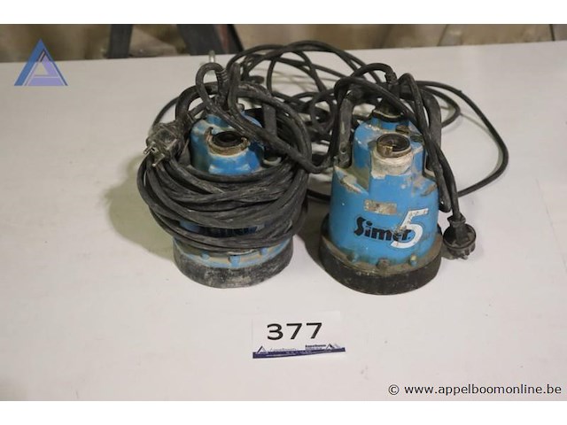 Lot van 2 dompelpompen - simer - 5 - afbeelding 1 van  3