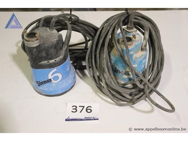 Lot van 2 dompelpompen - simer - 6 - afbeelding 1 van  4