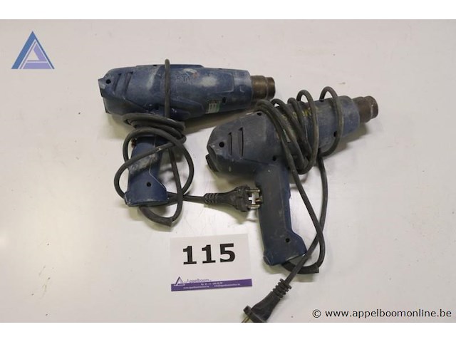 Lot van 2 heteluchtpistolen - steinel - afbeelding 1 van  3