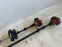 Lot van 2 husqvarna benzine snoeimachines – hoogsnoeier & stokheggenschaar – werkend - afbeelding 1 van  8