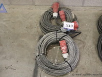 Lot van 2 krachtstroomkabels - afbeelding 1 van  2