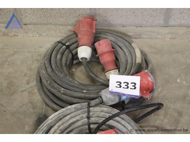 Lot van 2 krachtstroomkabels - afbeelding 2 van  2