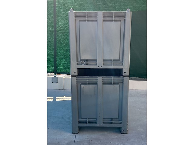 Lot van 2 stapelbare palletkist euro - cargopallet 600 plus martini alfredo 550l - afbeelding 6 van  7