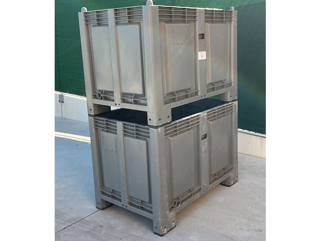 Lot van 2 stapelbare palletkist euro - cargopallet 600 plus martini alfredo 550l - afbeelding 5 van  7