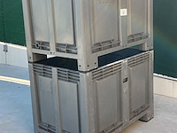 Lot van 2 stapelbare palletkist euro - cargopallet 600 plus martini alfredo 550l - afbeelding 5 van  7