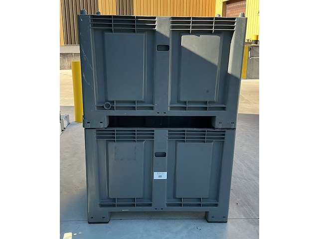 Lot van 2 stapelbare palletkist euro - cargopallet 600 plus martini alfredo 550l - afbeelding 4 van  7