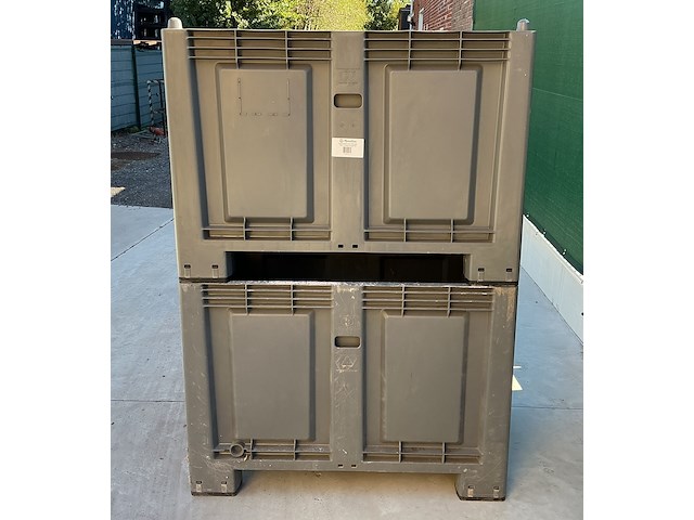 Lot van 2 stapelbare palletkist euro - cargopallet 600 plus martini alfredo 550l - afbeelding 3 van  7
