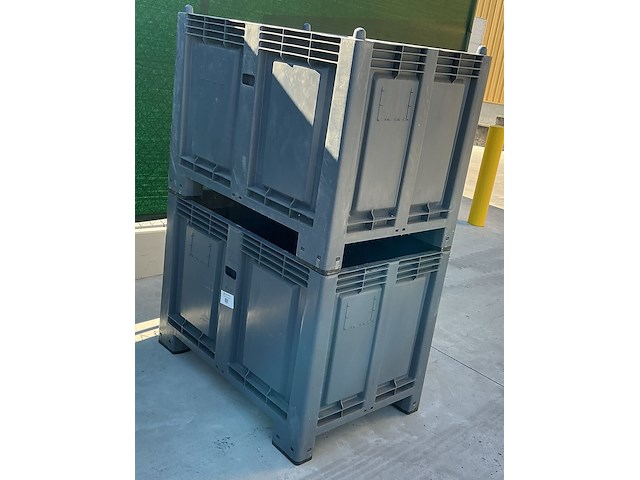 Lot van 2 stapelbare palletkist euro - cargopallet 600 plus martini alfredo 550l - afbeelding 3 van  5