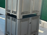 Lot van 2 stapelbare palletkist euro - cargopallet 600 plus martini alfredo 550l - afbeelding 1 van  5