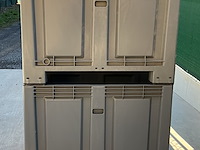Lot van 2 stapelbare palletkist euro - cargopallet 600 plus martini alfredo 550l - afbeelding 4 van  5
