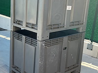 Lot van 2 stapelbare palletkist euro - cargopallet 600 plus martini alfredo 550l - afbeelding 1 van  5