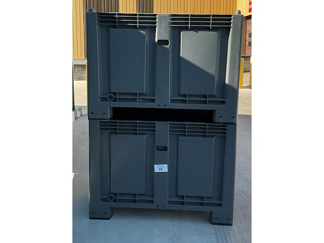 Lot van 2 stapelbare palletkist euro - cargopallet 600 plus martini alfredo 550l - afbeelding 3 van  5