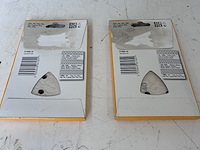 Lot van 2 x dewalt dt3095 schuurpapier 93x93mm - 6 gaten (10 stuks) - afbeelding 2 van  2