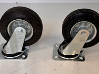 Lot van 2 zwenkwielen - afbeelding 3 van  5