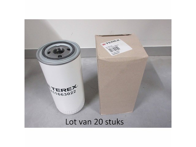 Lot van 20x terex oliefilter 5411663022 - afbeelding 1 van  2