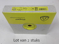 Lot van 2x 50m schuurpapierrollen klingspor 3854 kl361 jf 50x50000 korrel 120 - afbeelding 2 van  2