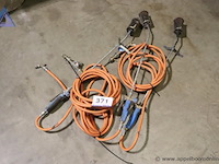 Lot van 3 branders met gasleidingen - afbeelding 1 van  3