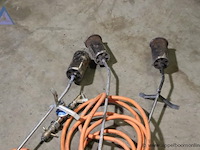 Lot van 3 branders met gasleidingen - afbeelding 3 van  3
