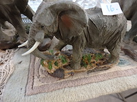 Lot van 3 decoratieve olifanten - afbeelding 2 van  2