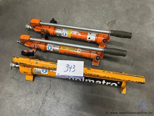 Lot van 3 hydraulische handpompen holmatro - afbeelding 1 van  4