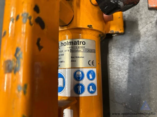 Lot van 3 hydraulische handpompen holmatro - afbeelding 2 van  4
