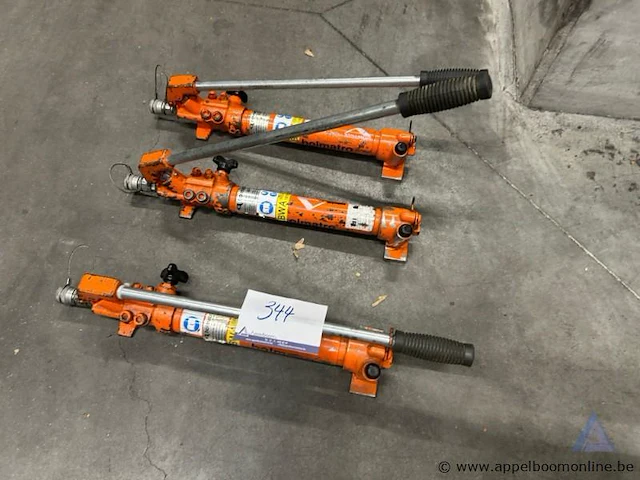 Lot van 3 hydraulische handpompen holmatro - afbeelding 1 van  4
