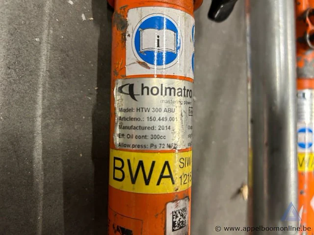 Lot van 3 hydraulische handpompen holmatro - afbeelding 2 van  4