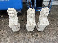 Lot van 3 tuinbeelden - afbeelding 1 van  6