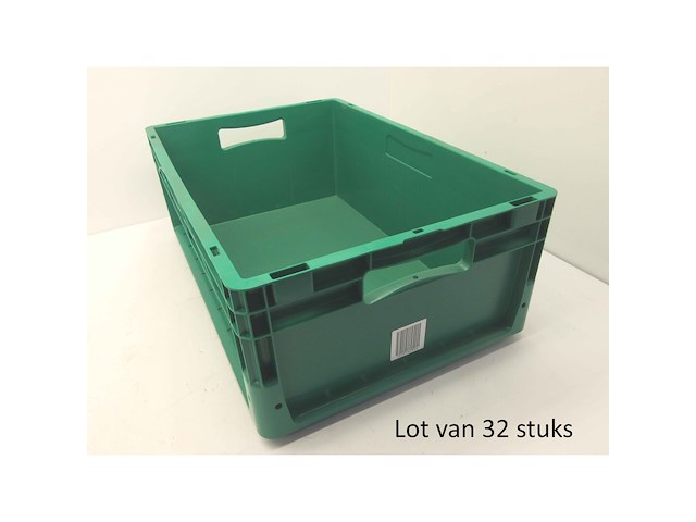 Lot van 32x euronorm stapelbakken ne6422 - afbeelding 1 van  3