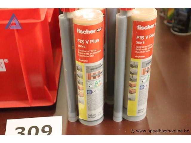 Lot van 34 chemische ankerampullen - fischer - fis v plus 300 s - afbeelding 2 van  2