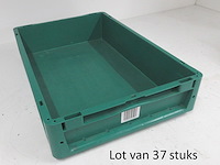 Lot van 37 euronorm stapelbakken ne 6412 - afbeelding 2 van  3