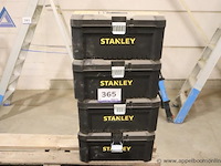 Lot van 4 gereedschapskoffers - stanley - afbeelding 1 van  2