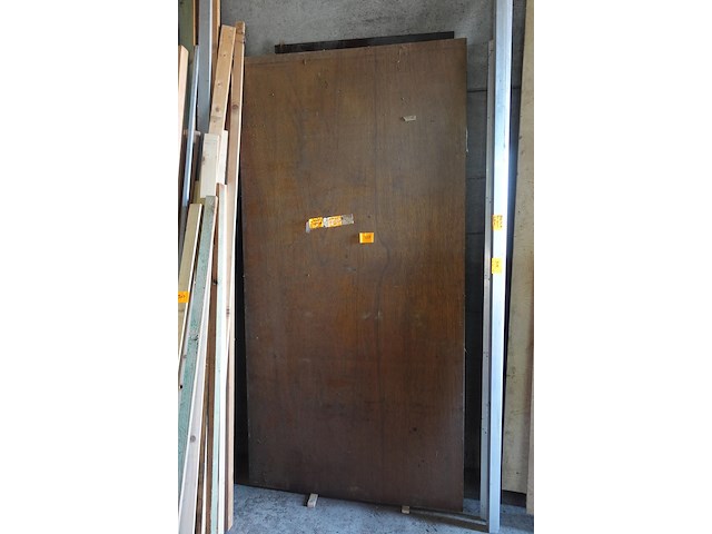 Lot van 4 houten platen - afbeelding 1 van  2