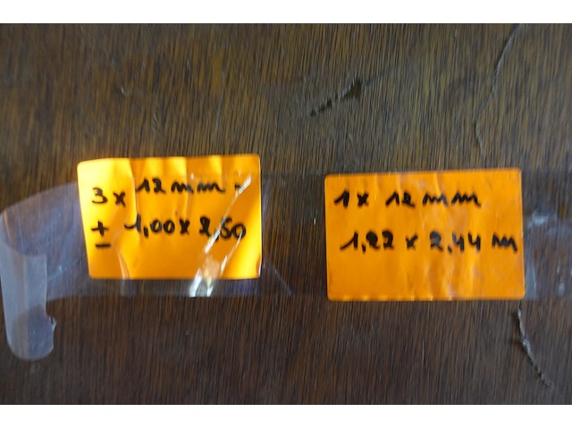 Lot van 4 houten platen - afbeelding 2 van  2