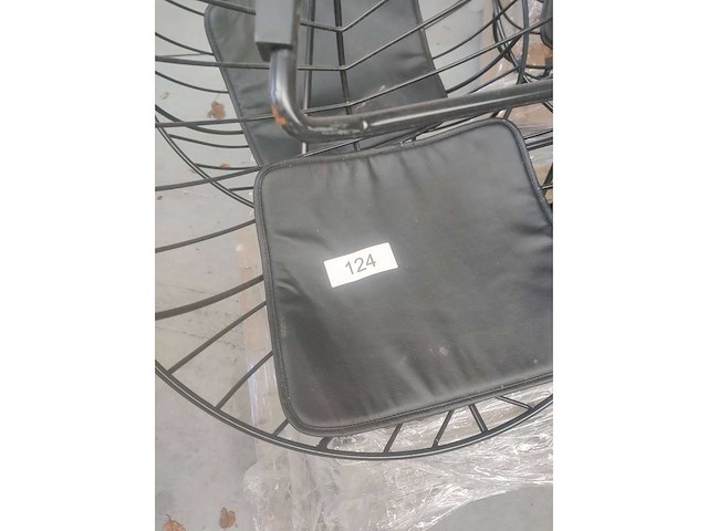 Lot van 4 lounge kuipzetels (zwart) (4x) - afbeelding 1 van  2