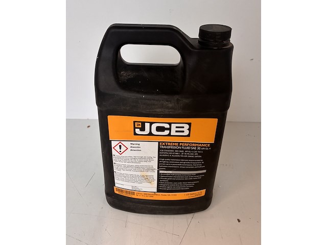 Lot van 4 x jcb 4000/2601u extreme performance transmissie olie sae 30 api gl-4 - afbeelding 2 van  4