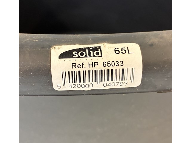 Lot van 4 x solid mortelkuip rond – pe 65 l – zwart hp 65033 - afbeelding 2 van  2