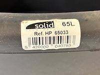Lot van 4 x solid mortelkuip rond – pe 65 l – zwart hp 65033 - afbeelding 2 van  2