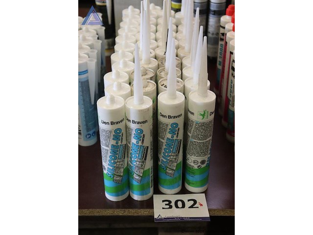 Lot van 42 siliconekit tubes - den braven - silicone-no - afbeelding 1 van  2
