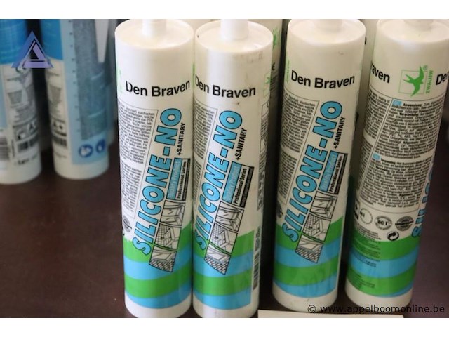Lot van 42 siliconekit tubes - den braven - silicone-no - afbeelding 2 van  2