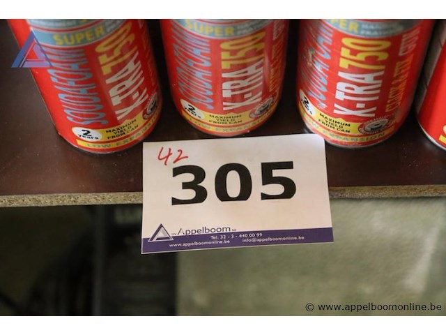 Lot van 42x soudal soudafoam - soudal - x-tra 750 - afbeelding 3 van  3