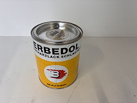 Lot van 43 x erbedol slagvaste kunstharslak – man elfenbein (ivoor) pa 1146/08 – 750 ml - afbeelding 1 van  3