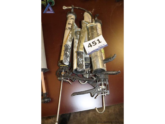 Lot van 5 kitpistolen - diverse types - afbeelding 1 van  1