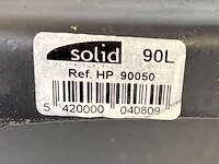 Lot van 5 x solid - mortelkuip rond - pe 90 l - zwart - hp 90050 - afbeelding 2 van  2