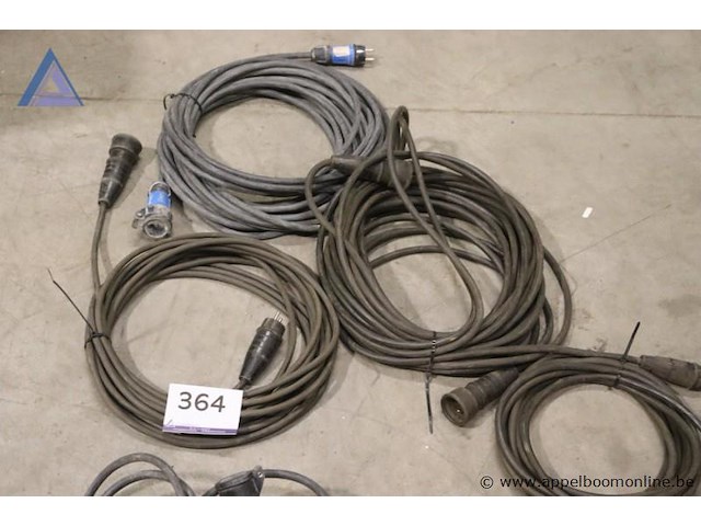 Lot van 6 stroomkabels - diverse lengtes - afbeelding 3 van  3