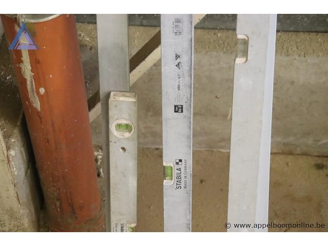 Lot van 6 waterpassen - diverse maten - afbeelding 2 van  2