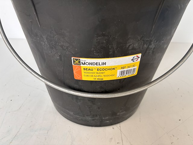 Lot van 6 x bouwemmer ecochok 11l - rm 341130 mondelin - afbeelding 2 van  2
