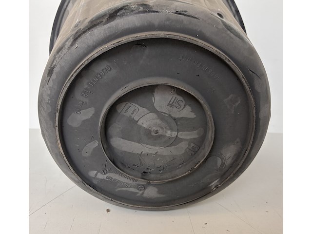 Lot van 6 x vinmer bouwemmer flexogom – rubber zwart 11 l vm 360004 - afbeelding 3 van  3