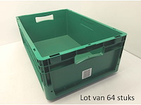 Lot van 64 x euronorm stapelbakken ne6422 - afbeelding 2 van  3