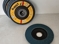 Lot van 7 x dewalt dt3258-qz lamellen schuurschijf ø115x22,23mm, k120